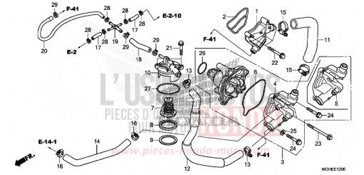 WATER PUMP VFR1200XE de 2014